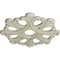 Ekena Millwork Angel Ceiling Medallion (Fits Canopies up to 4 3/8"), 20 7/8"OD x 3 5/8"ID x 1"P, Clear Yellow CM20ANCYF - alternate 3